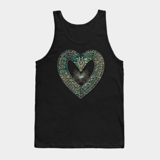 Wonderful elegant celtic heart Tank Top